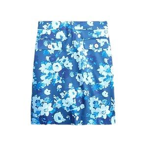J. Crew Front-pocket Skirt in Watercolor Begonias print. Size: 0